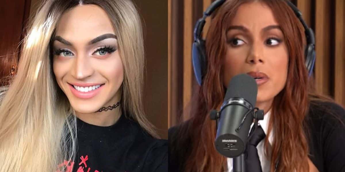 Pabllo Vittar / Anitta - Foto Montagem TVFoco
