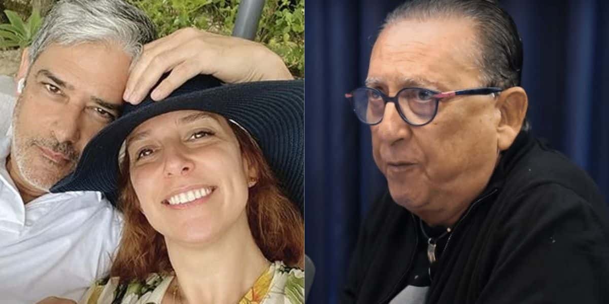 William Bonner, Natasha Dantas e Galvão Bueno (Fotos: Reproduções / Instagram / YouTube)