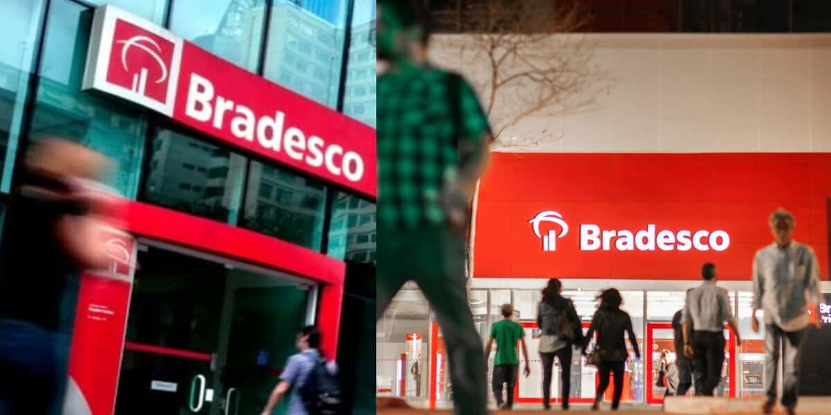 Fachada do banco Bradesco (Foto: Reprodução / Internet)