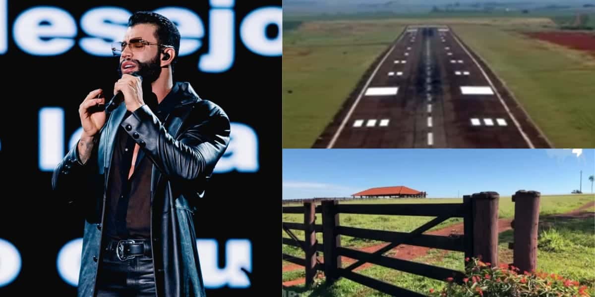 A fazenda milionária de Gusttavo Lima (Reprodução: Montagem TV Foco)