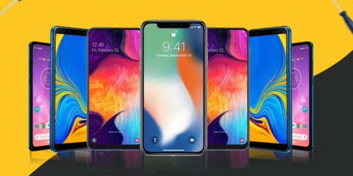 Alguns celulares a mostra (Reprodução - Elo7)