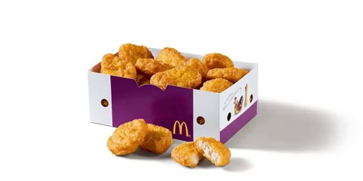 Nugget do MC'Donalds provocou queimadura de segundo grau (Foto: Reprodução Internet)