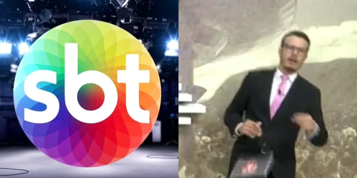 Apresentador do SBT desmiou ao vivo (Foto: Divulgação SBT)