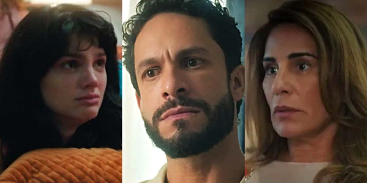 Luigi se mostrará ainda pior, ao "forçar" transar com Petra e partir pra cima de Irene, em "Terra e Paixão", da Globo (Foto Reprodução/Montagem/Tv Foco)