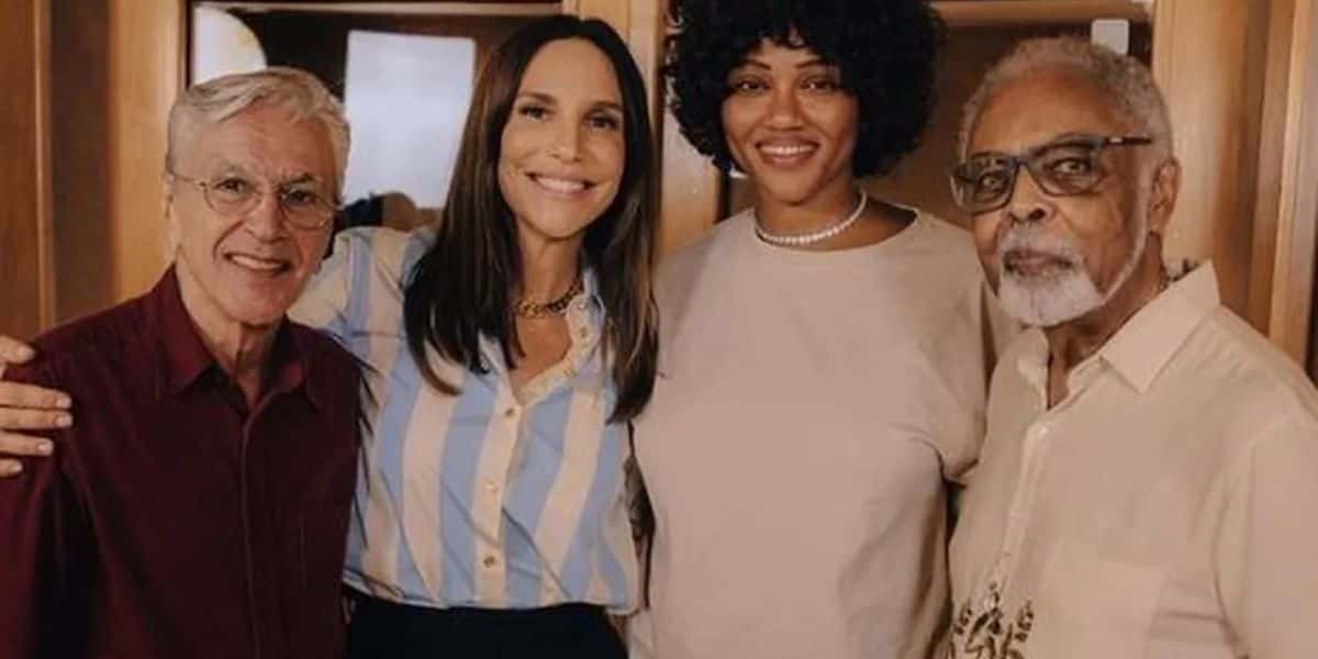 Caetano Veloso, Ivete Sangalo, Luedji Luna e Gilberto Gil - Foto Reprodução Internet