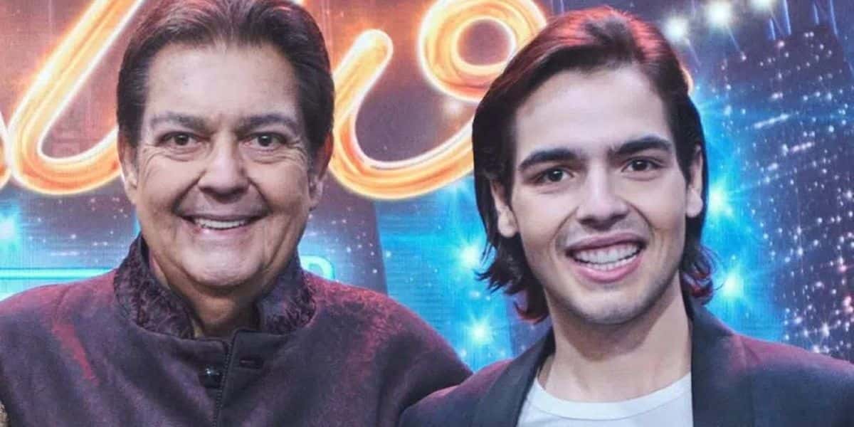 Faustão e seu filho, João Guilherme - Foto Reprodução Internet