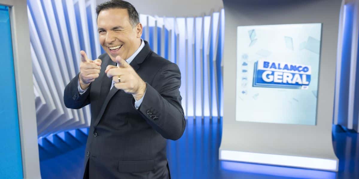 Reinaldo Gottino no Balanço Geral - Foto: Edu Moraes/ Divulgação Record TV