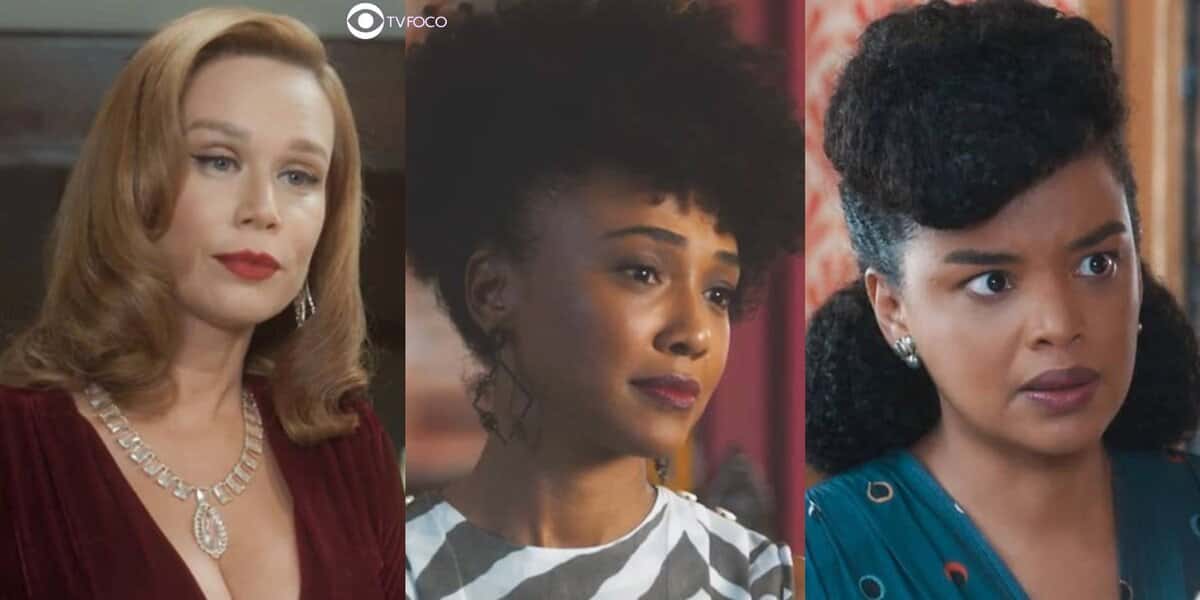 Gilda, Lucília e Lívia em cenas de Amor Perfeito (Foto: Reprodução / Globo / Montagem TV Foco)