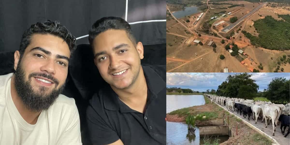 Fazenda de Henrique e Juliano (Reprodução: Montagem TV Foco)