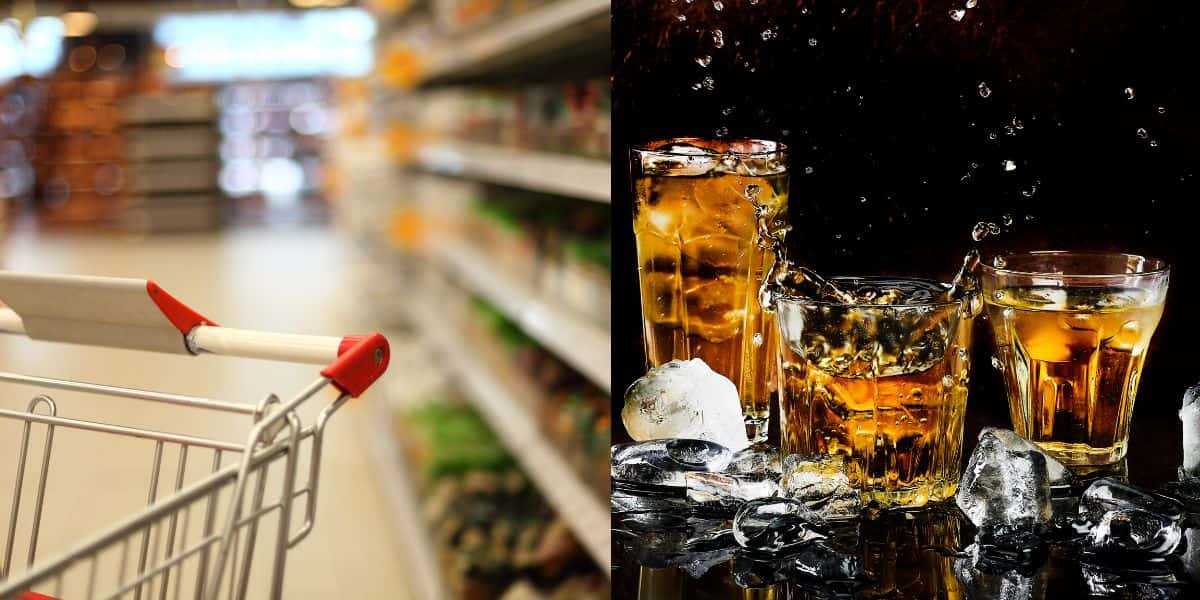 Bebidas e supermercado (Reprodução - INternet)