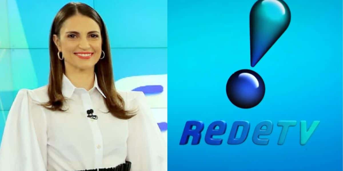 Chris Flores / Logo da RedeTV! - Montagem: TVFOCO