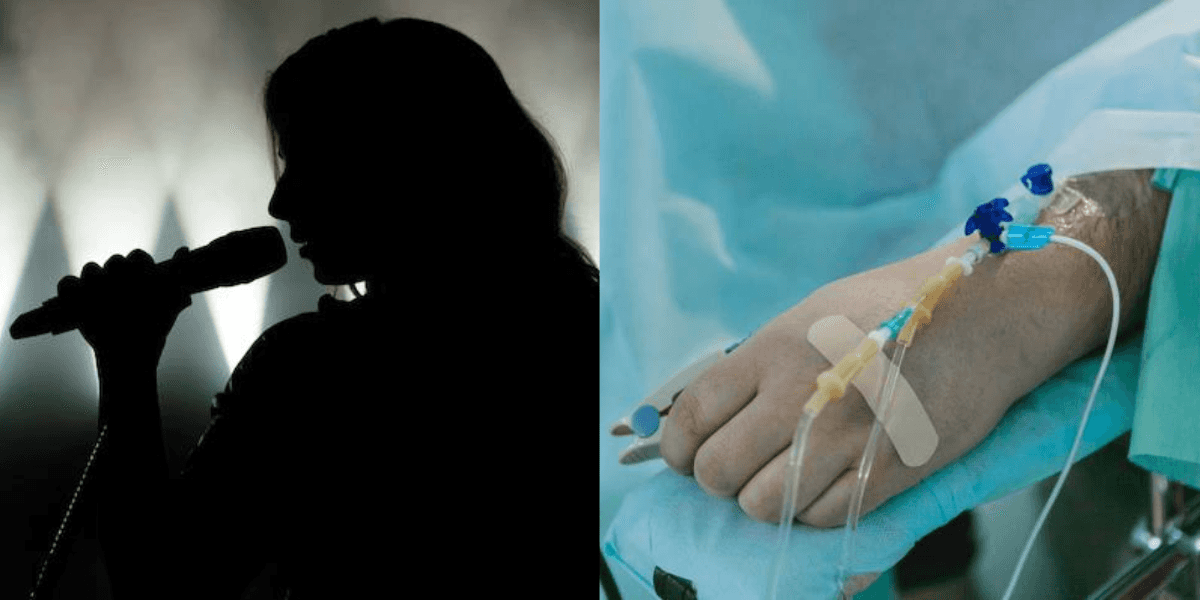 Cantora famosa está aguardando leito de UTI em estado grave (Reprodução/Montagem TV Foco)