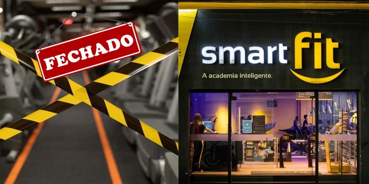 Imagem de academia fechada ao lado de academia da Smart Fit - Foto Reprodução Internet