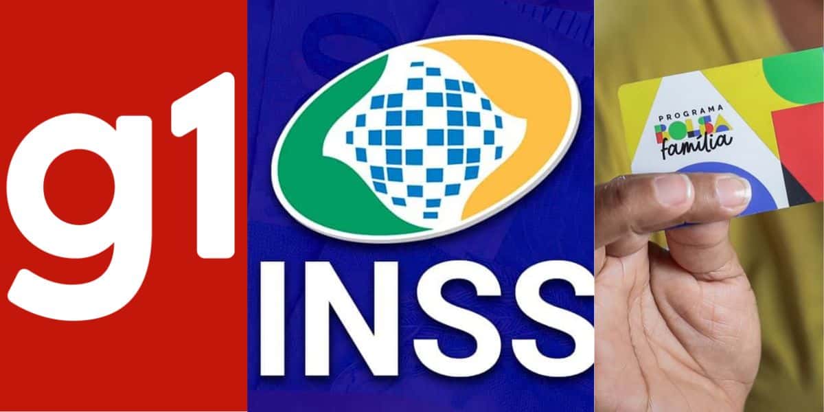 Jornal da Globo dá notícia PREOCUPANTE envolvendo o INSS e Bolsa Família - Montagem: TVFOCO