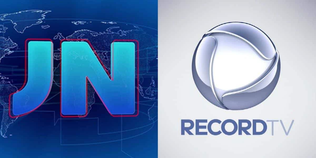 Logo do Jornal Nacional / Logo da Record - Foto: TVFOCO