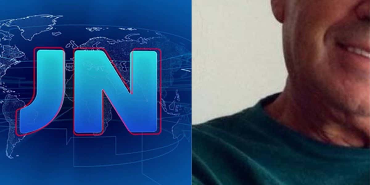 Logo do Jornal Nacional e Eliakim Araújo Cortado - Foto Reprodução Internet