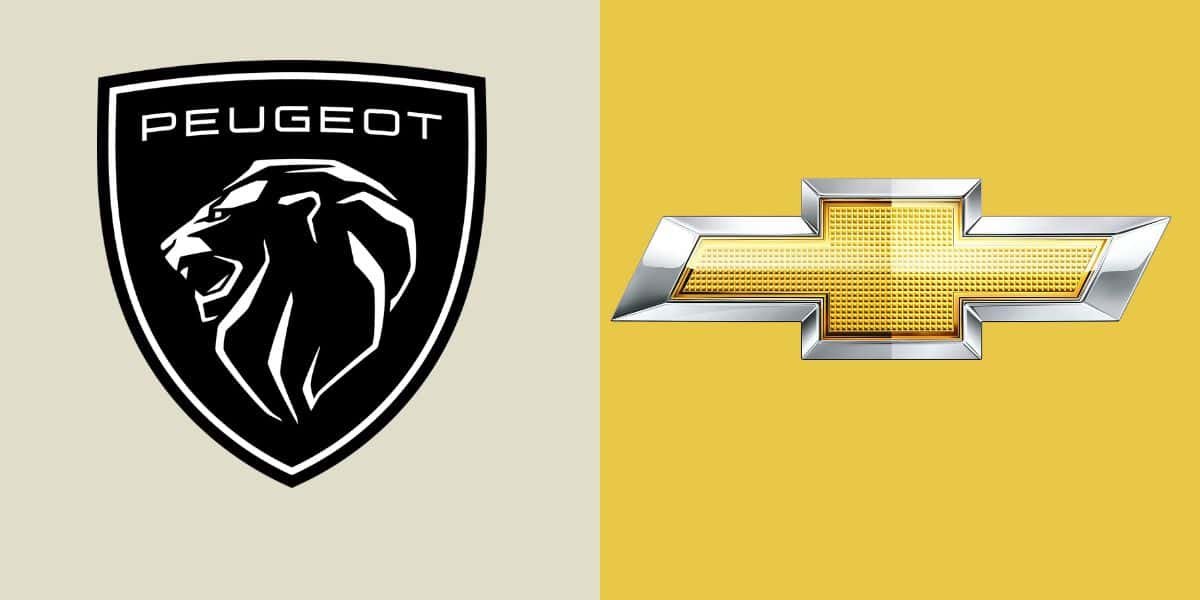 Peugeot e Chevrolet (Reprodução - Internet)