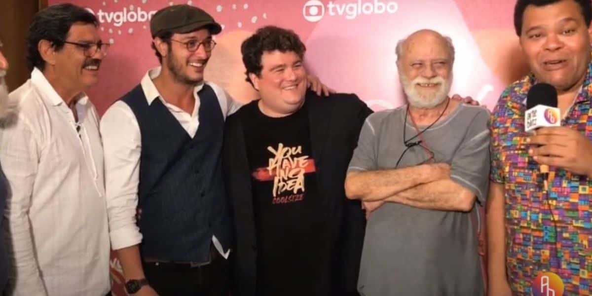 Tonico Pereira e Elenco da novela Amor Perfeito - Foto Globo