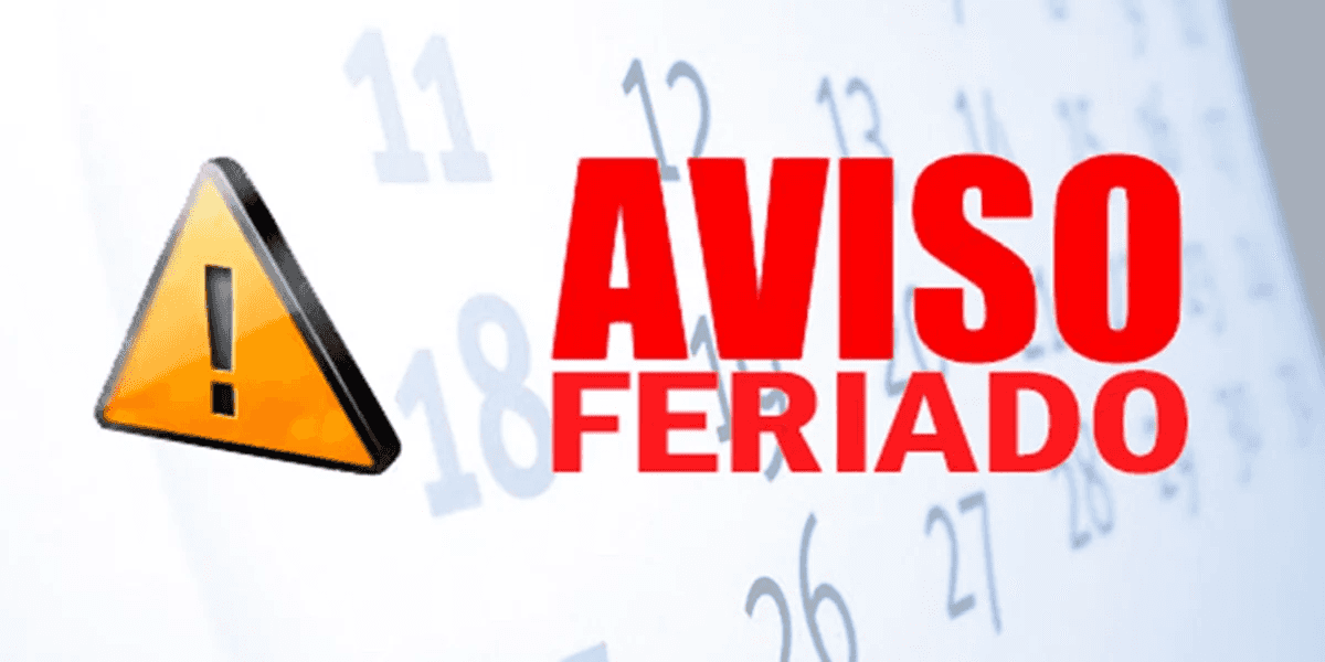 Alerta de feriado para terça-feira (11) (Reprodução: Internet)