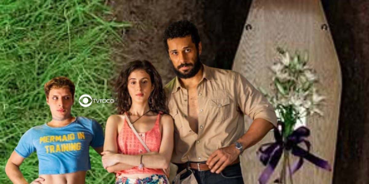 kelvin, Mundinha e Ramiro na novela Terra e Paixão (Foto: Reprodução / Globo / Montagem TV Foco)