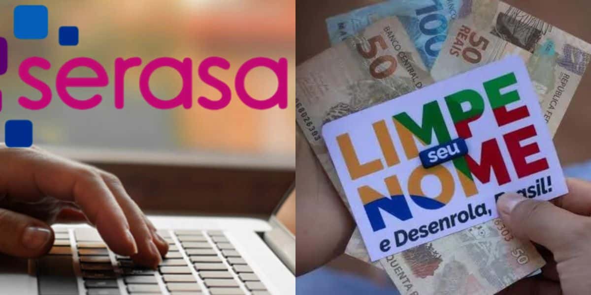 Serasa e Desenrola Brasil limpam nome com desconto (Reprodução: Montagem TV Foco)