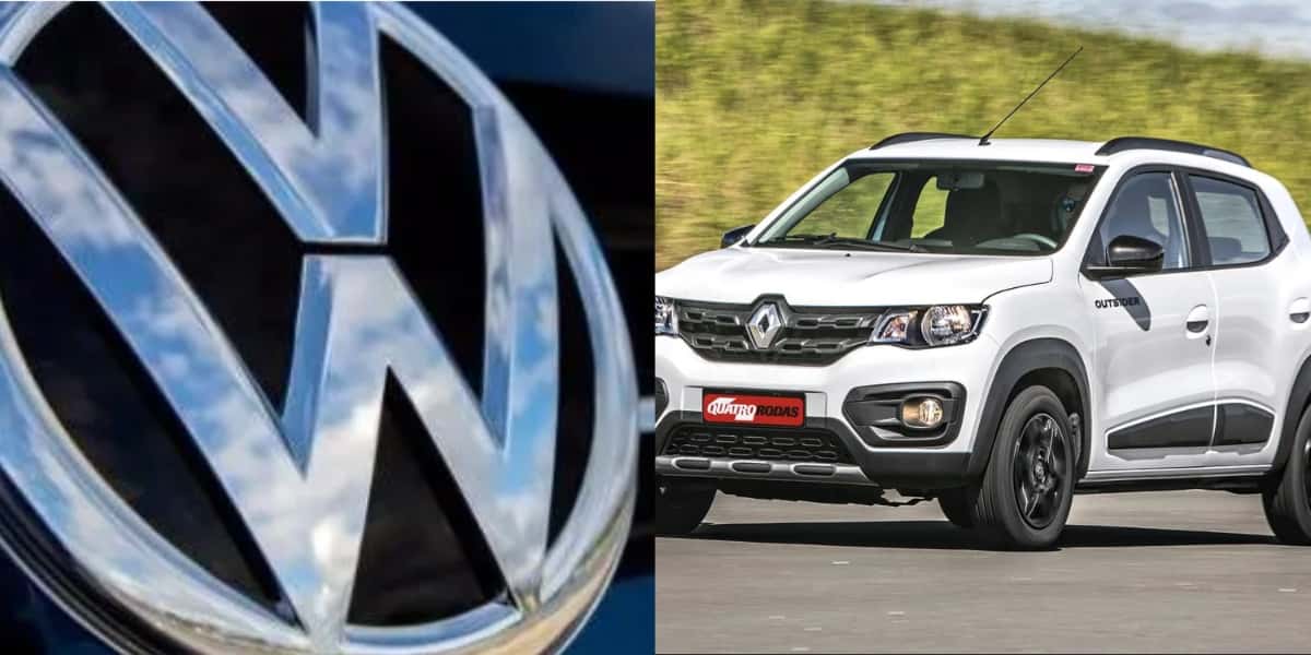 O triste fim de carro POPULAR e AMADO da Volkswagen após ser derrubado pelo Renault Kwid - foto; Reprodução/Internet
