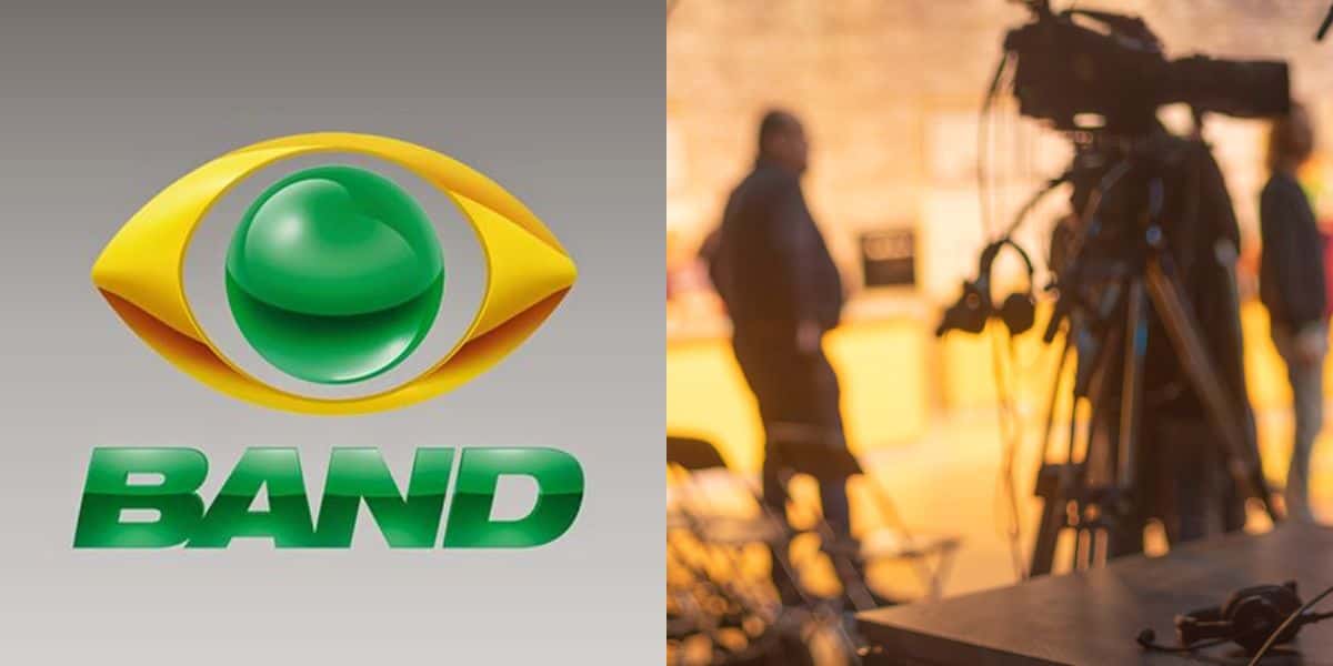 Canal abre o cofres para assinar com outra estrela da Band - Montagem TVFOCO