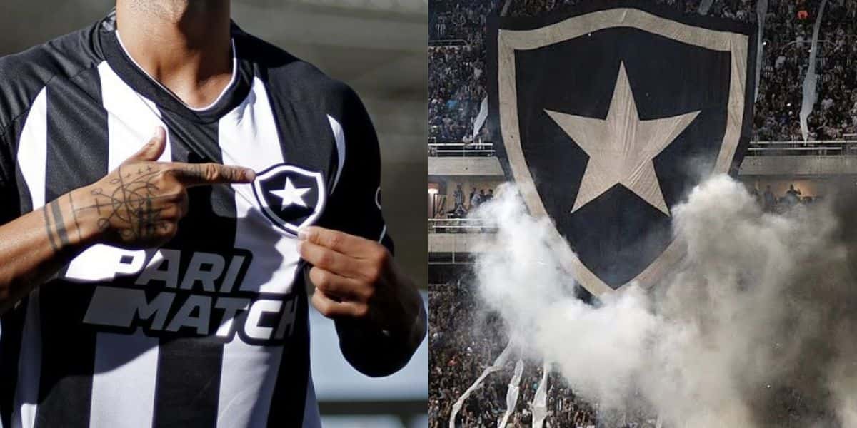 Craque do Botafogo assusta torcida ao revelar sonho de jogar em gigante (Foto - Montagem TV Foco).