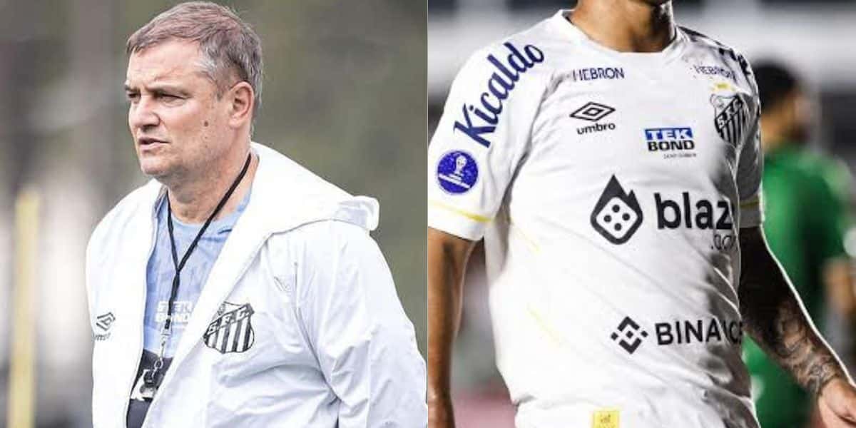 Diego Aguirre não vai contar com estrela do Santos (Foto - Montagem TV Foco).