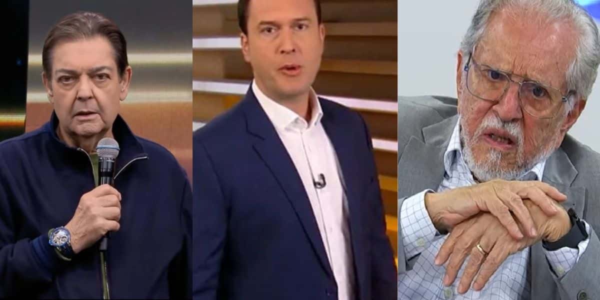 Faustão / Eduardo Ribeiro / Carlos Alberto de Nóbrega - Montagem: TVFOCO