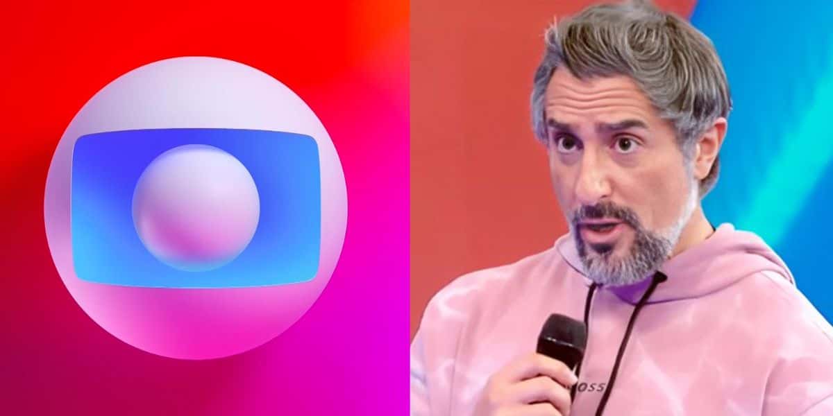 Logo da Globo e Marcos Mion no Caldeirão - Foto Reprodução Internet