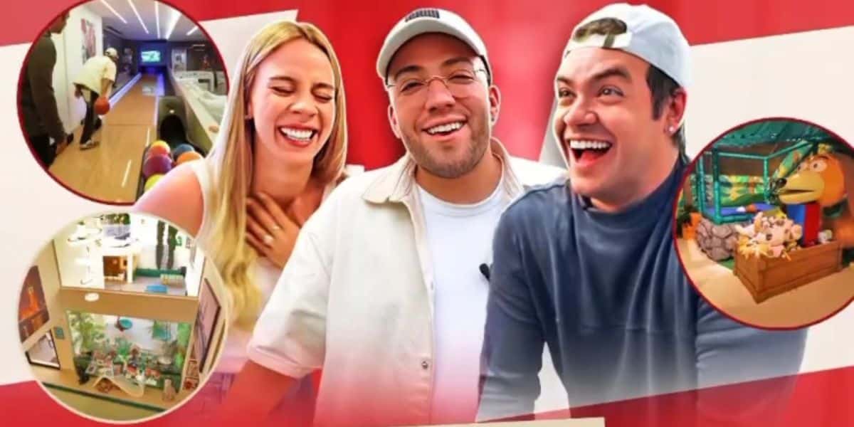 Lucas Rangel faz tour inédito na mansão de Luccas e Jessi Neto - Divulgação