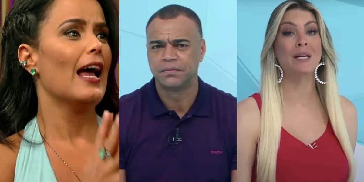 Luciele Di Camargo / Denílson / Renata Fan - Montagem: TVFOCO