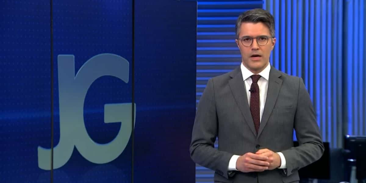 Bruno Tavares garantiu boa audiência com o "Jornal da Globo" (Foto: Reprodução/TV Globo)