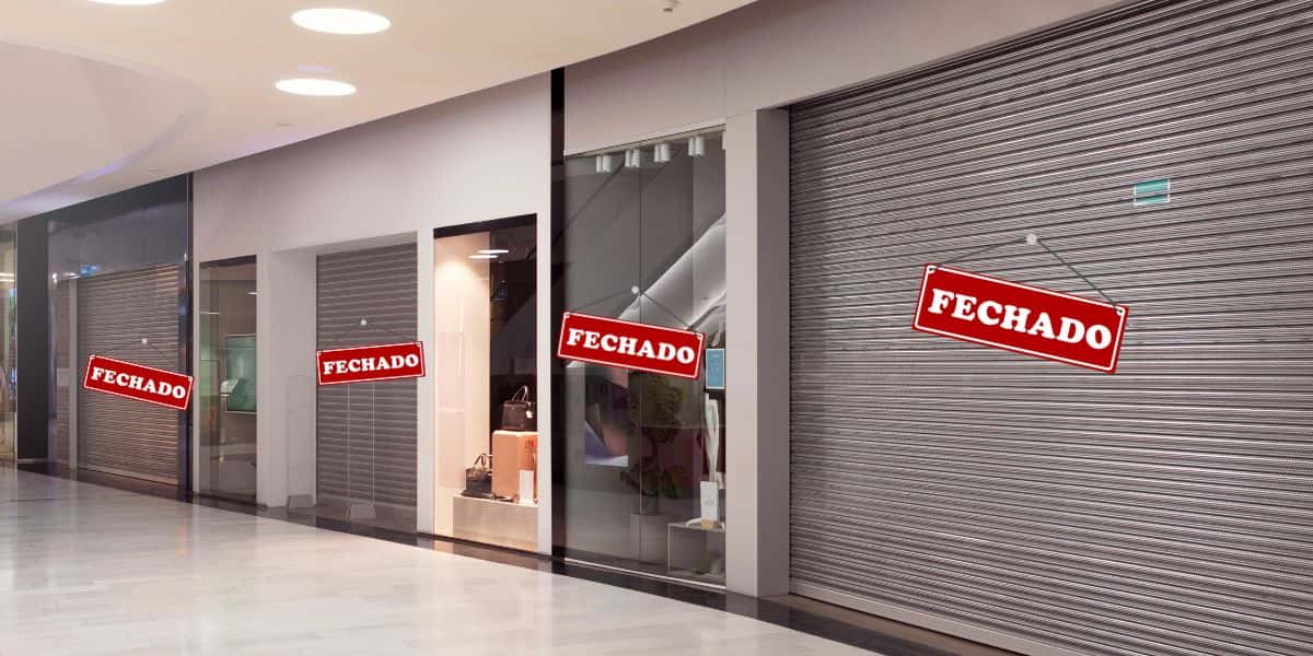 lojas de roupa fechadas - Foto Reprodução Internet