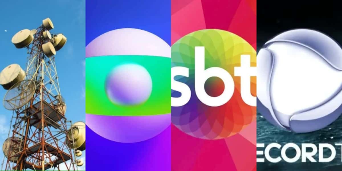 Nova emissora terá rivais na TV aberta (Foto: Reprodução/Freepik/TV Globo/SBT/Record)