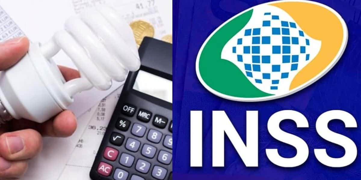 INSS: Aposentados têm direito a 65% de desconto na conta de luz - Montagem: TVFOCO