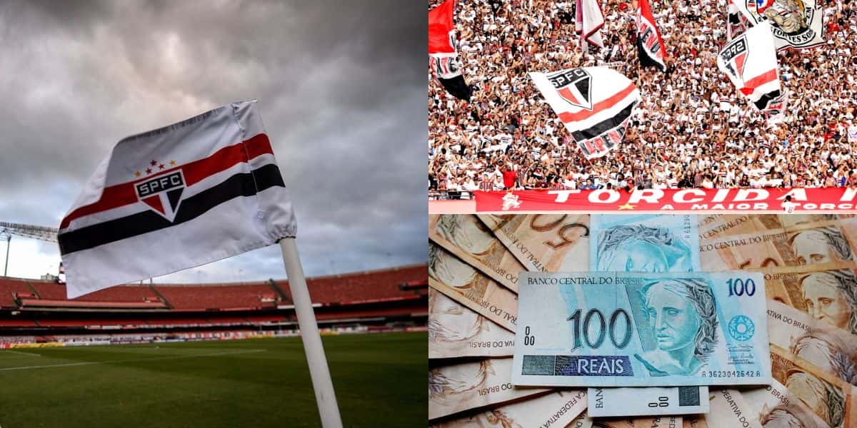 Reforço no São Paulo e torcida comemora (Reprodução: Montagem TV Foco)