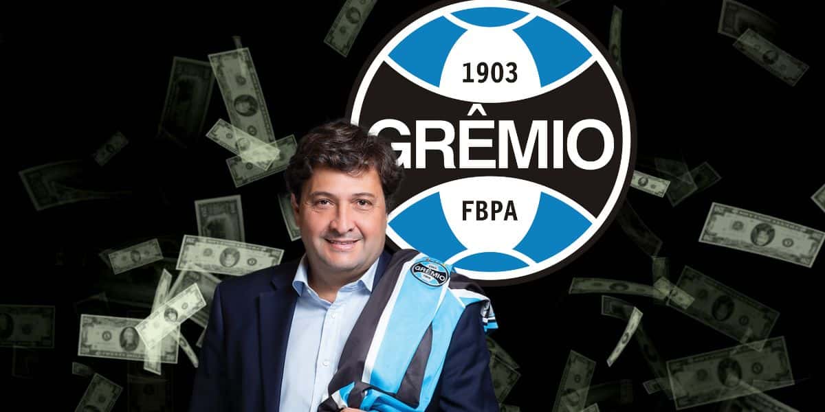 Alberto Guerra assina com craque para o Grêmio (Foto - Montagem TV Foco).