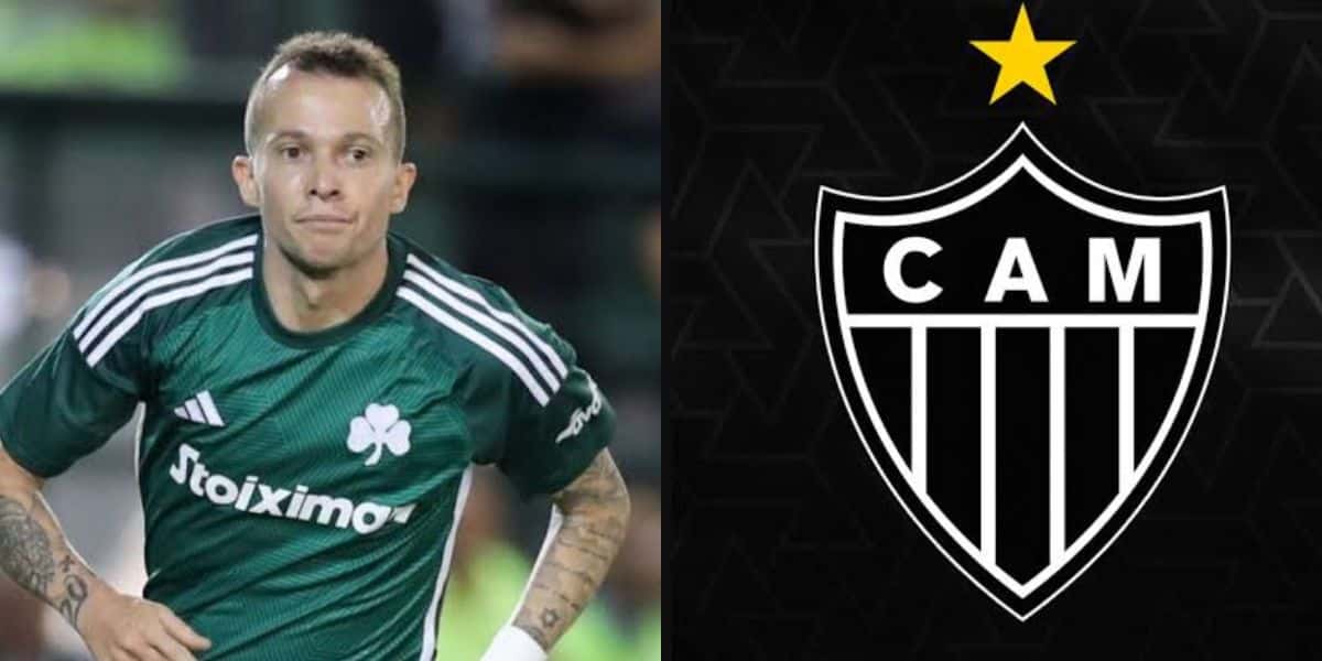 Bernard, jogador que brilhou no Atlético Mineiro (Foto - Montagem TV Foco).