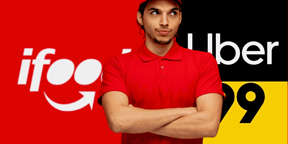 Motoristas e parceiros da Uber, 99 e iFood deverão promover uma paralização geral em breve (Foto Reprodução/Montagem/Tv Foco)