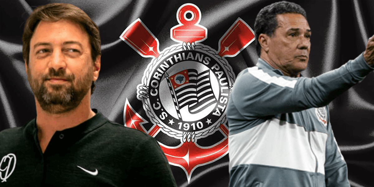 Corinthians - Luxemburgo e Duilio (Foto: Reprodução, Montagem, TV Foco)