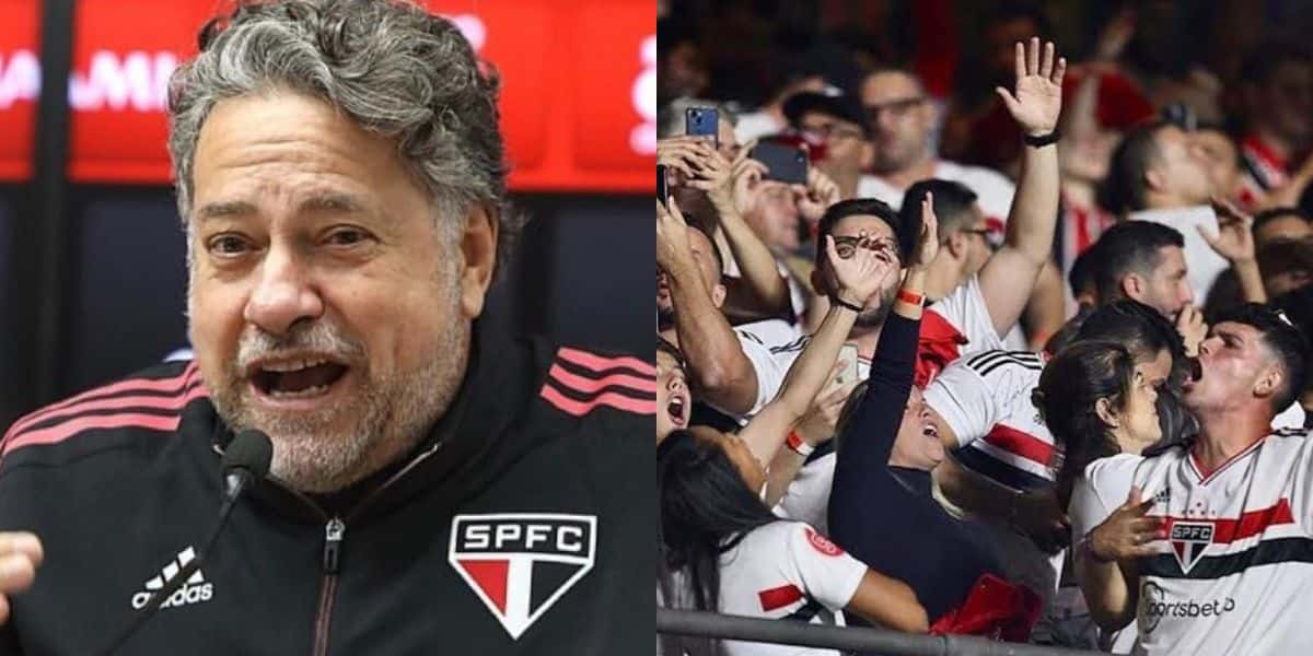 Julio Casares, presidente do São Paulo (Foto - Montagem TV Foco).