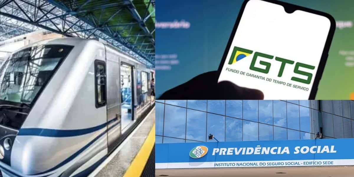 Metrô - Aplicativo FGTS - Unidade iNSS (Fotos: Reproduções / Internet)