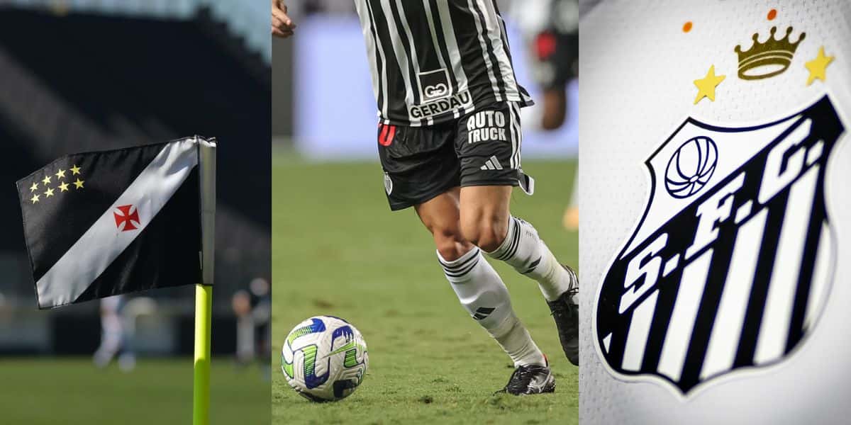 Vasco, Hyoran e Santos (Reprodução - Internet)