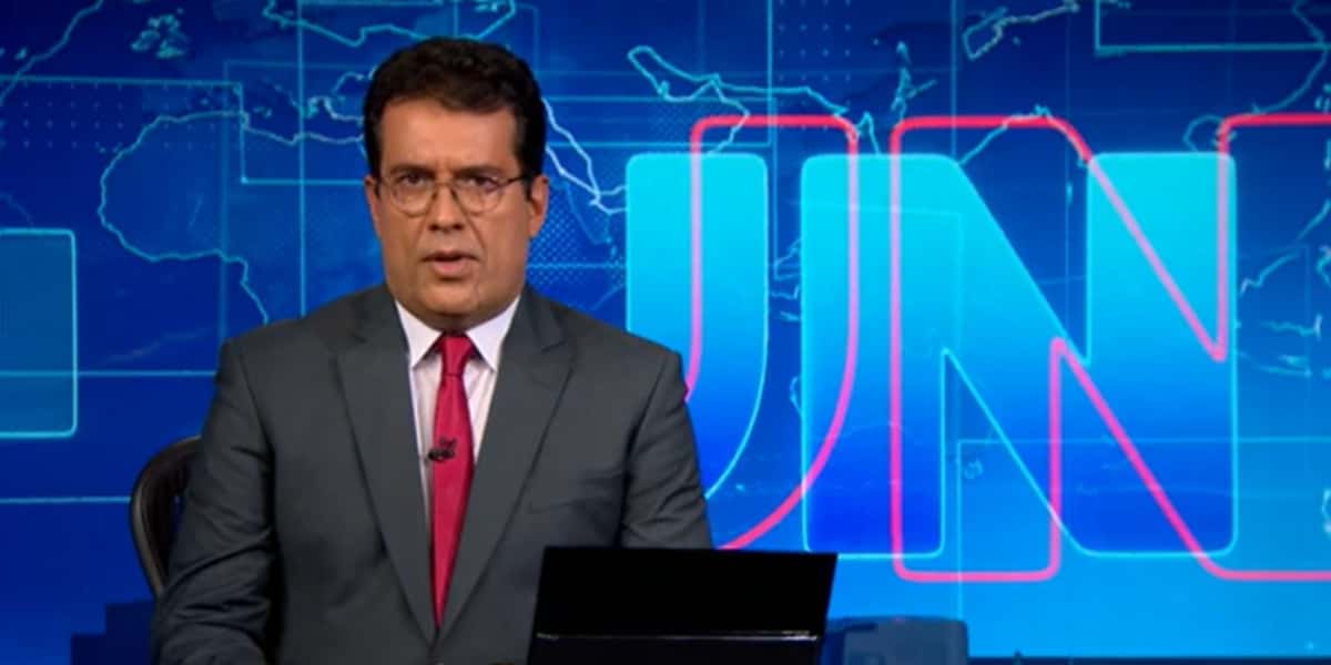 André Trigueiro tentou segurar audiência do "JN" no lugar de William Bonner (Foto: Reprodução/TV Globo)