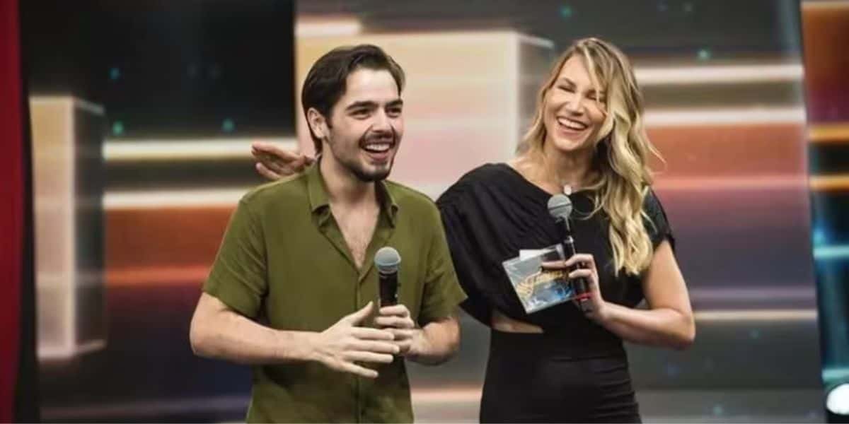 Anne Lottermann e João Guilherme no Faustão na Band (Reprodução: Band)