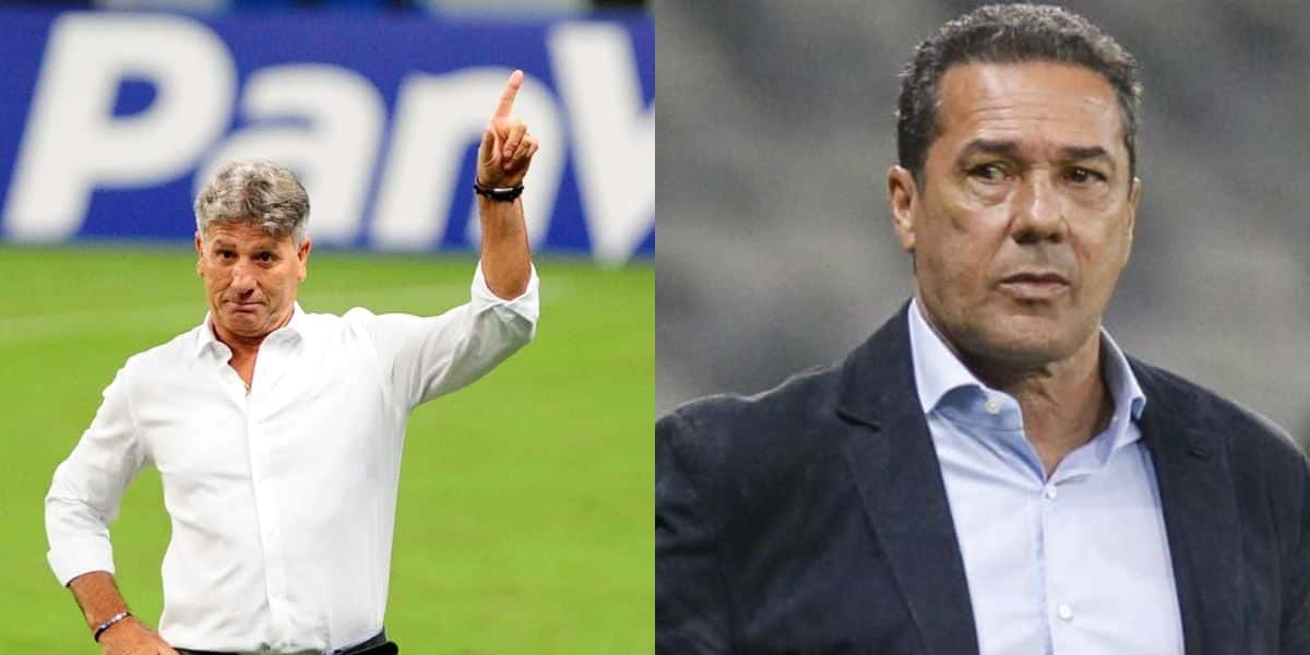 Reforço para Renato Gaúcho com 'ajuda' de Luxa (Reprodução: Montagem TV Foco)