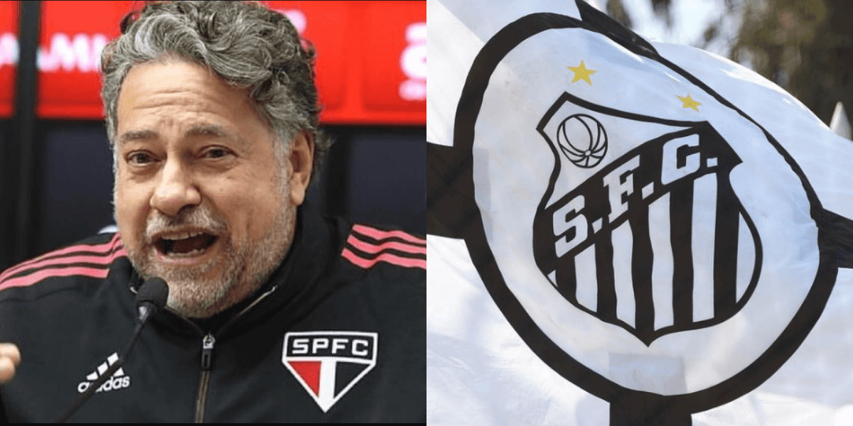 São Paulo age na calada e arranca maior estrela do Santos (Foto; Internet)