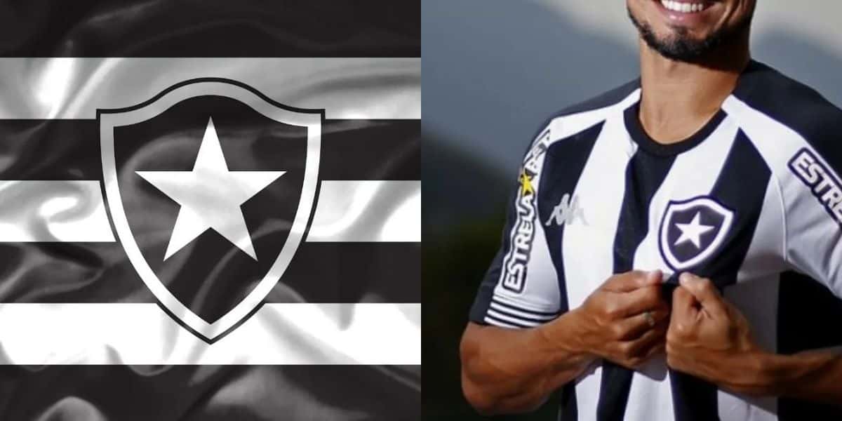 Bandeira do Botafogo e Rafael - Foto Reprodução Internet